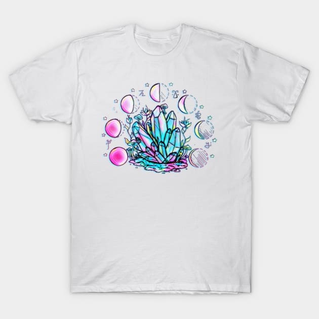 Crystal Phases T-Shirt by Cipher_Obscure